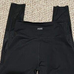 Pink Ultimate Black Jegging Mesh Bottom Leg Size Medium